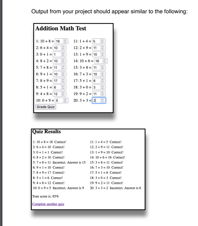 Easy math Test Quiz answers, Math Quiz answers
