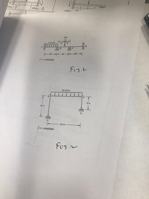 Solved Analyze The Continuous Beam Shown In Figure 1 By | Chegg.com