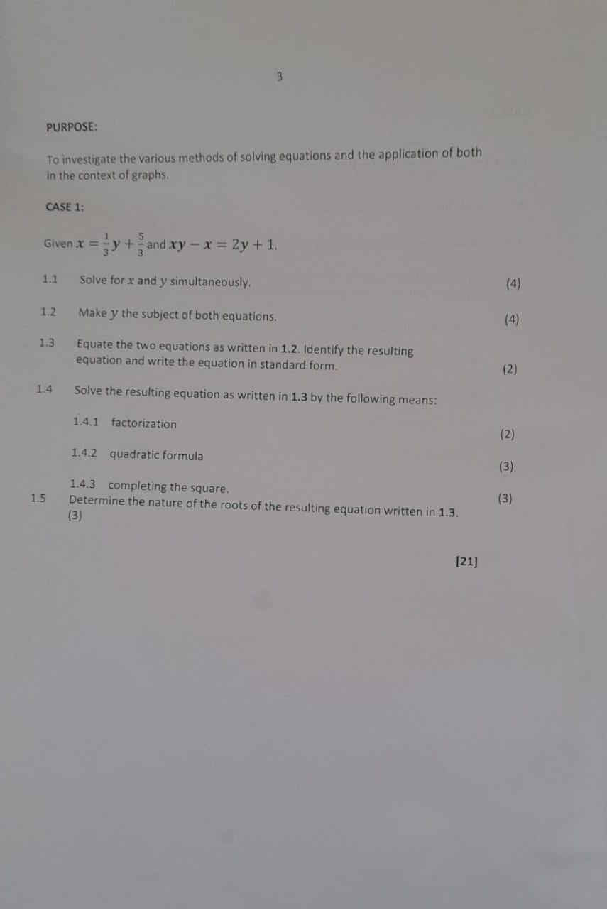 Solved 3 PURPOSE: To investigate the various methods of | Chegg.com