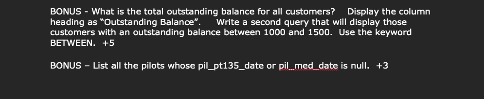 Solved can i please have the sql query code to solve this | Chegg.com