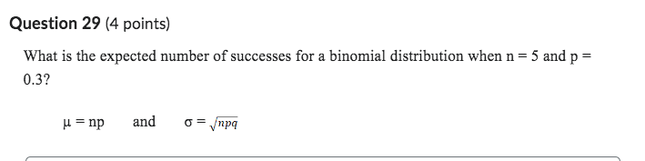 Solved What is the expected number of successes for a | Chegg.com