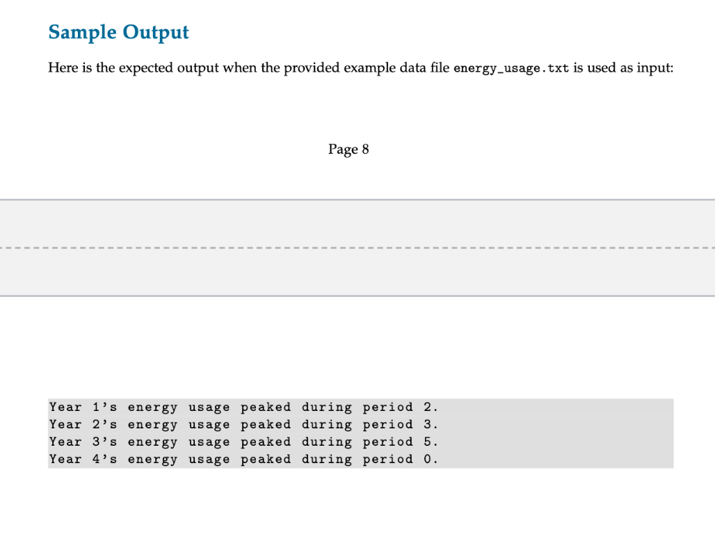 Solved Data File Format Your program must be capable of | Chegg.com