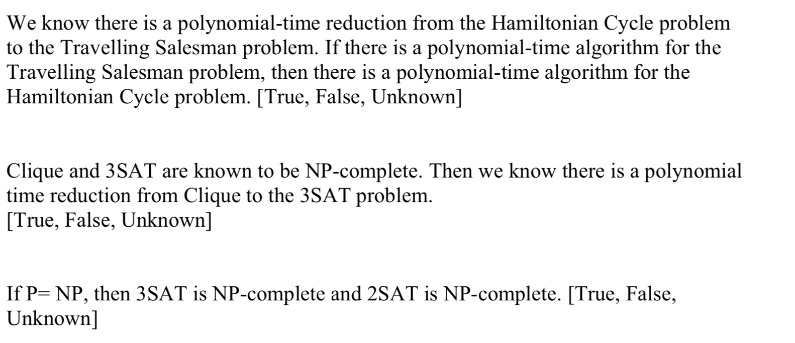 Solved NPC Algorithms problem For each question: First | Chegg.com