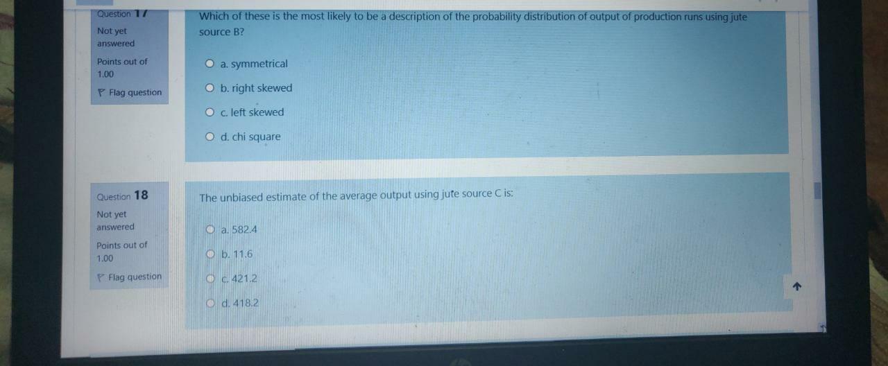 Solved Question 17 Which of these is the most likely to be a | Chegg.com