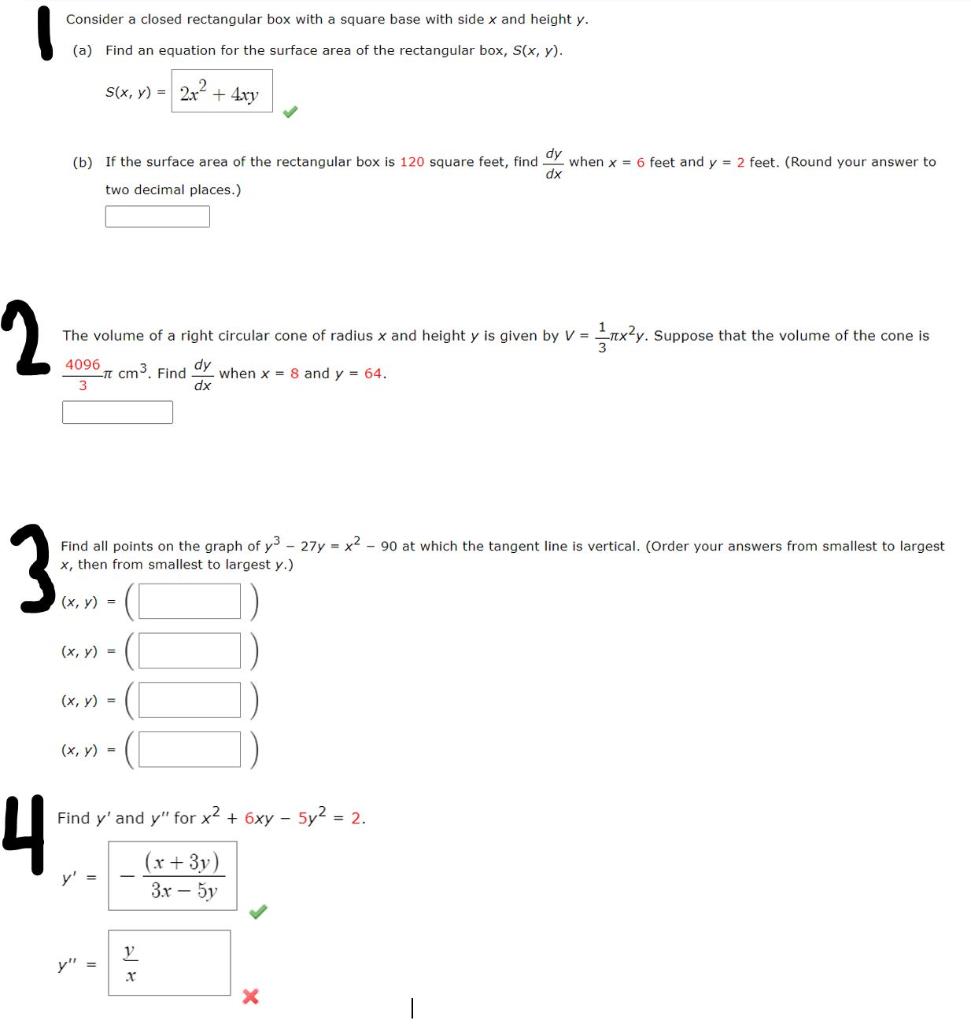 Solved Consider a closed rectangular box with a square base | Chegg.com