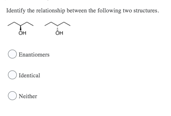 Solved Identify The Relationship Between The Following Two | Chegg.com