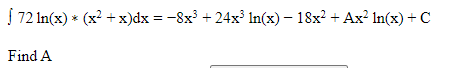 ln x 2 4x − 18 )= 2x