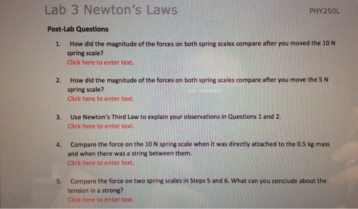 Please help answer these post lab questions. I have | Chegg.com
