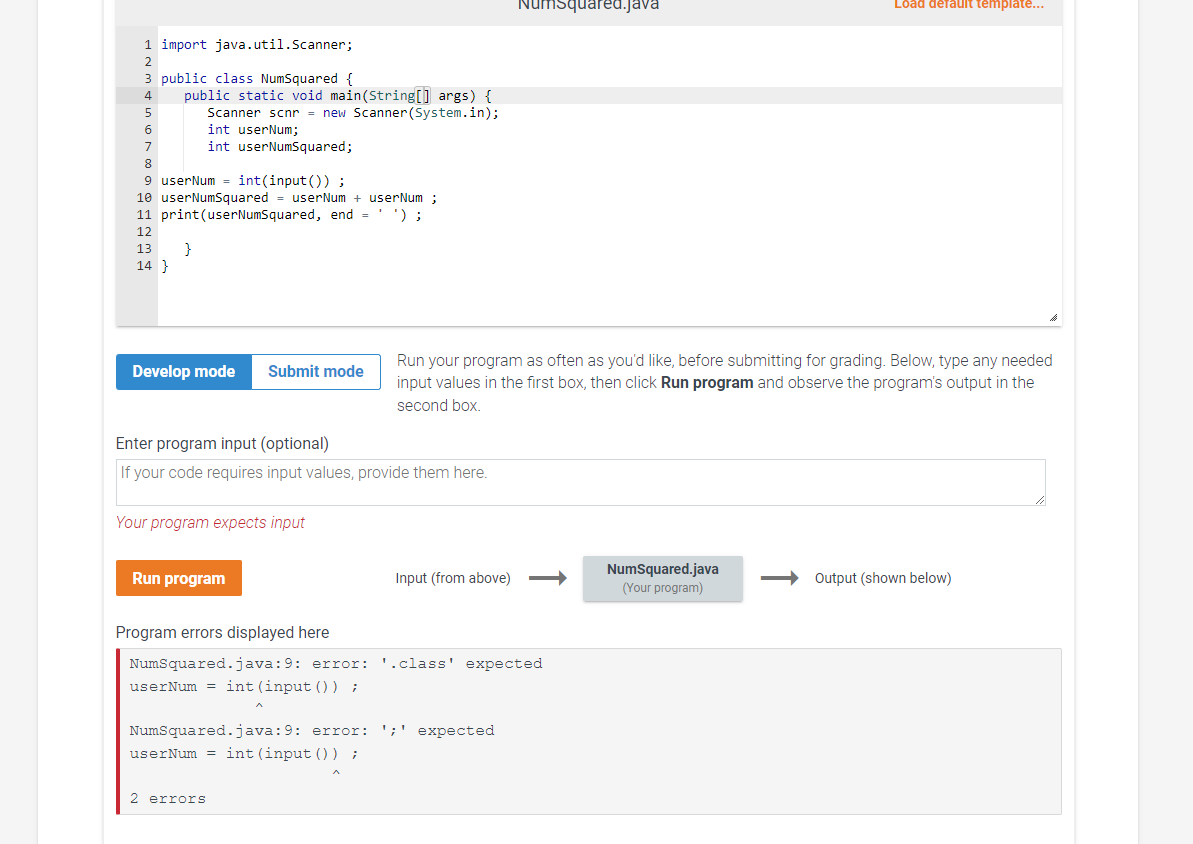 Solved i am getting 2 errors, may you please tell me what i | Chegg.com