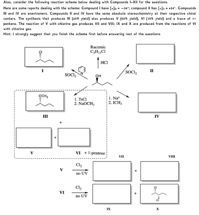Solved 6) What pairs of compounds below are enantiomers to | Chegg.com