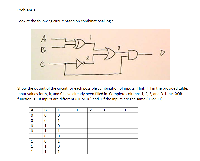 Solved Problem 3 Look At The Following Circuit Based On | Chegg.com