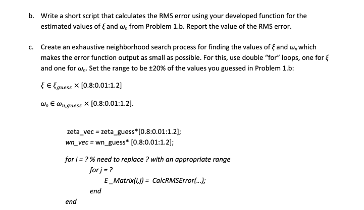 a little help with matlab code: | Chegg.com