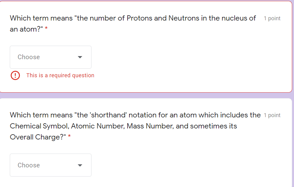 Solved Which Term Means the Number Of Protons And Neutrons Chegg