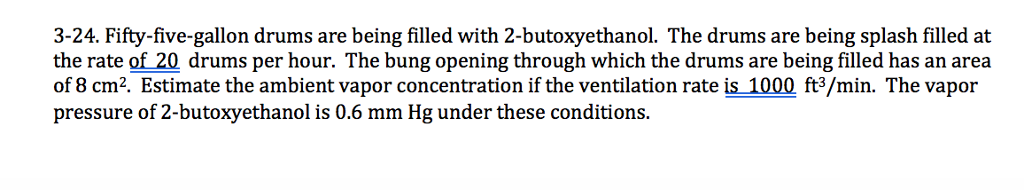 Solved 3-24. Fifty-five-gallon Drums Are Being Filled With 