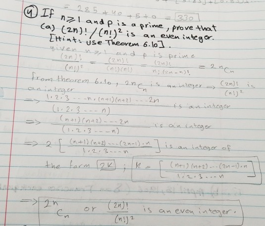 Solved Can U Explain How We Got This In A And B . | Chegg.com