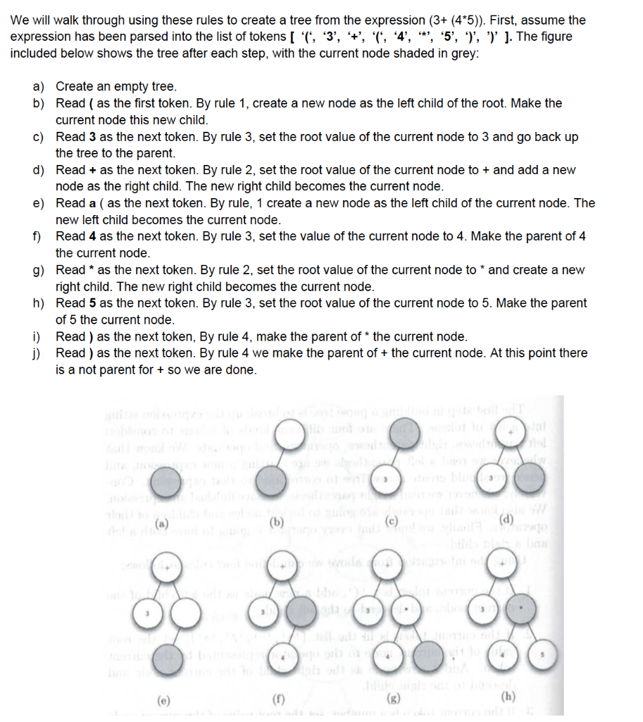 Problem 4. [Binary Tree Applications] We can | Chegg.com