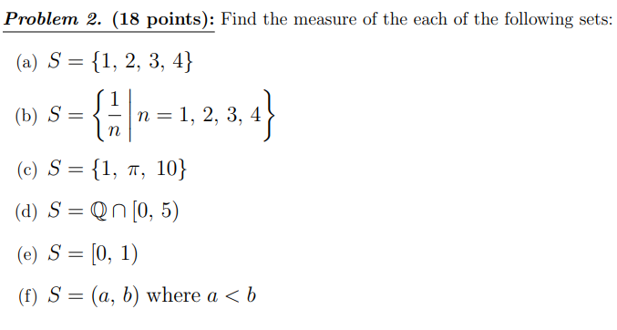 Solved Problem 2. (18 Points): Find The Measure Of The Each | Chegg.com