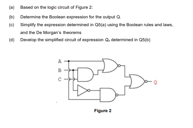 Solved (a) Based on the logic circuit of Figure 2: (b) | Chegg.com