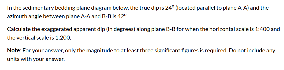 Solved Azimuth A B A In The Sedimentary Bedding Plane | Chegg.com