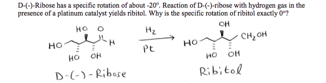 Solved The compound pictured below is a sugar called | Chegg.com