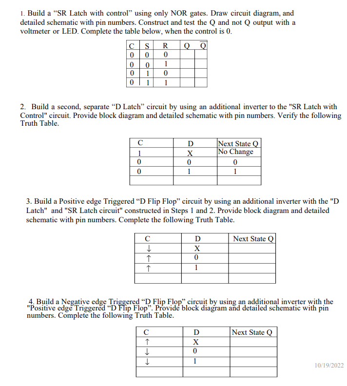 Solved 1. Build a 