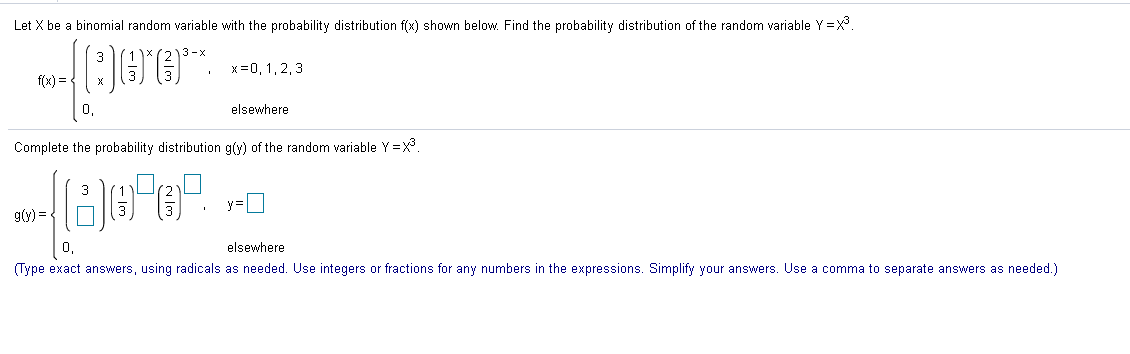 Solved Let X be a binomial random variable with the | Chegg.com