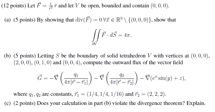 12 Points Let F I And Let V Be Open Bounded Chegg Com