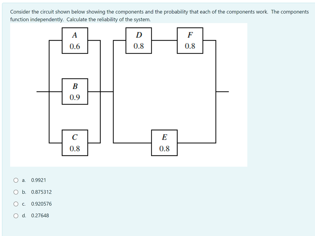 Solved Consider the circuit shown below showing the | Chegg.com