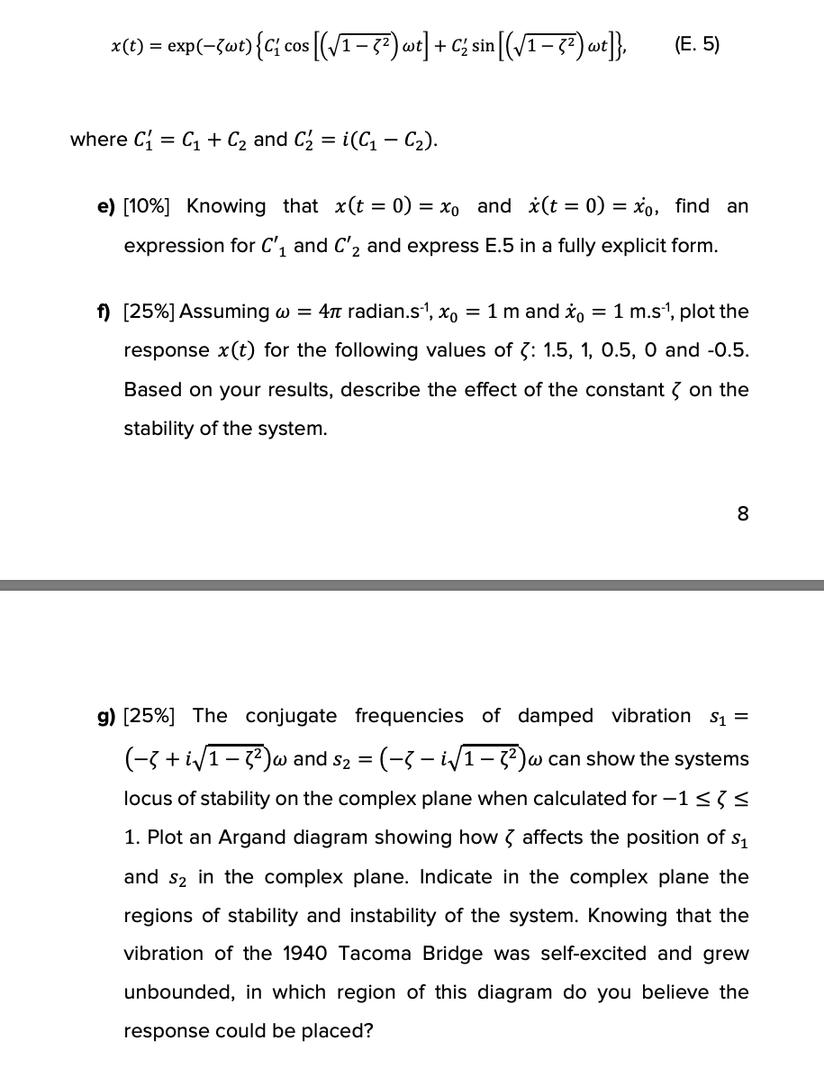 Solved T Exp We C Cos 71 Chegg Com