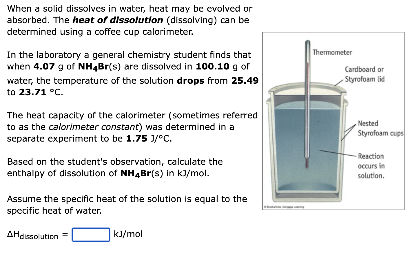 solved-when-a-solid-dissolves-in-water-heat-may-be-evolved-chegg