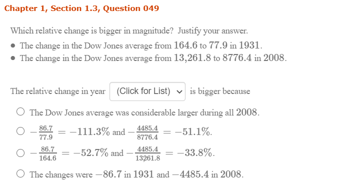 Solved Chapter 1, Section 1.3, Question 049 Which relative | Chegg.com