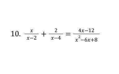 12x 8 3x 10 2x 4