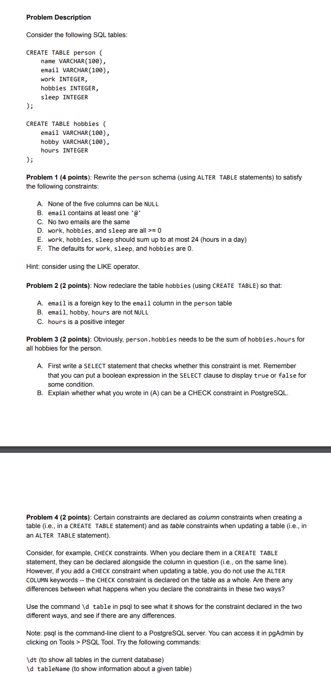 Solved Answer All Questions: | Chegg.com