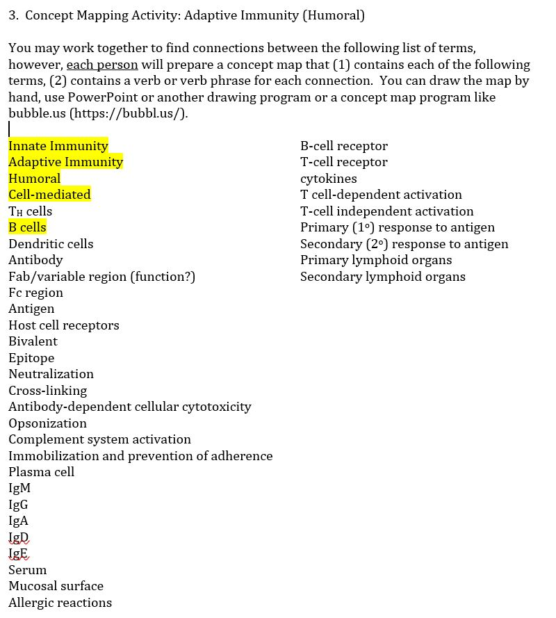 Immune System Concept Map Answers | Current Red Tide Florida Map