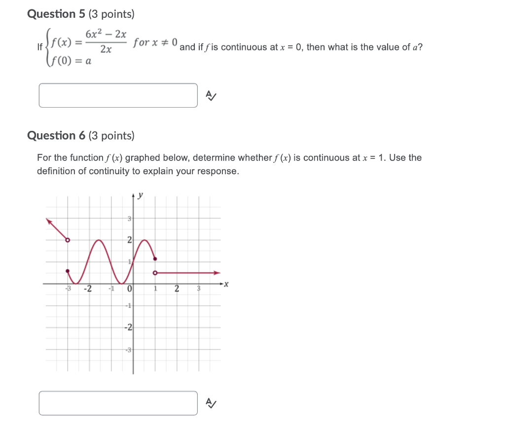 Solved Question 5 3 Points If Ff X 6x2 2x 2x For X Chegg Com