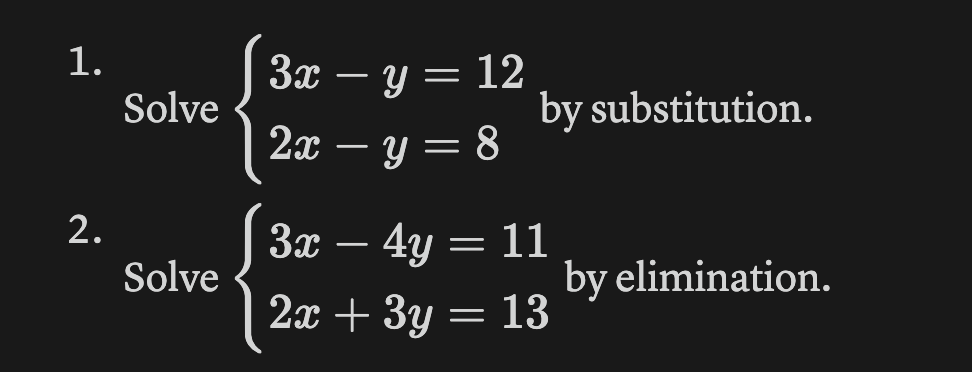 solved-solve-3x-y-122x-y-8-by-substitution-2-solve-chegg