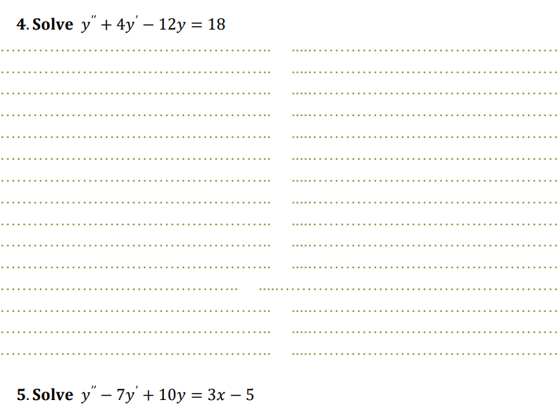 \( y^{\prime \prime}-7 y^{\prime}+10 y=3 x-5 \)