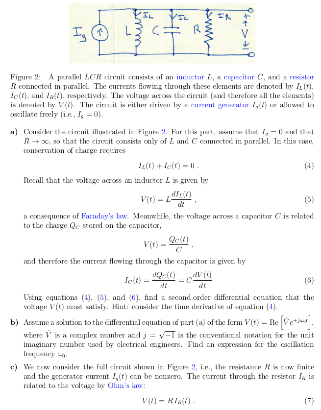 Figure 2 A Parallel Lcr Circuit Consists Of An 1916