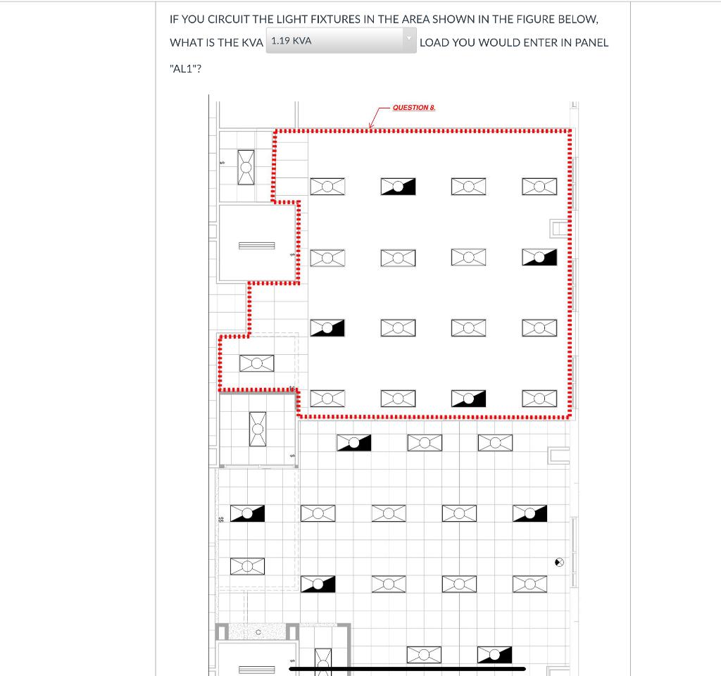 IF YOU CIRCUIT THE LIGHT FIXTURES IN THE AREA SHOWN | Chegg.com | Chegg.com