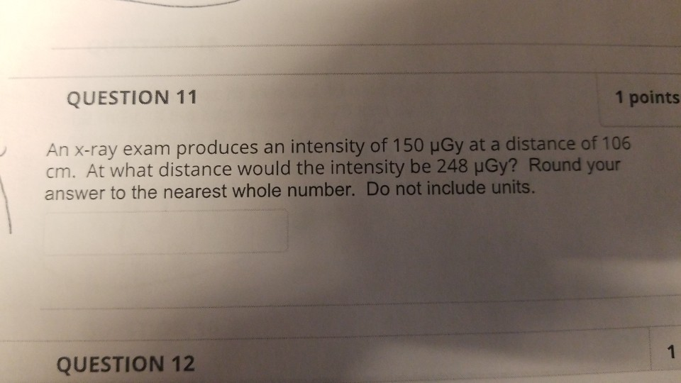 Produces QUESTION ... An 1 Int An Exam Solved: Points 11 X-ray