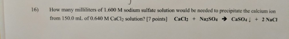 Solved 14 Calculate The New Molarity Of A 20 0 ML Sample Of Chegg Com   Image 