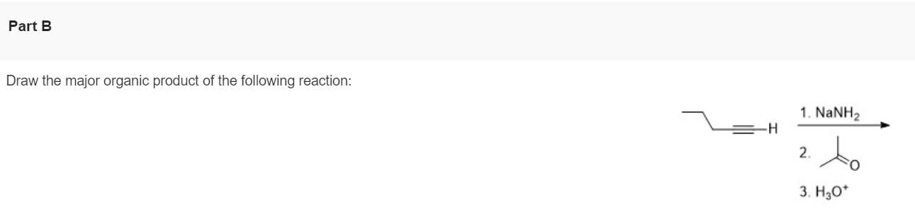 Solved Draw the major organic product of the following Chegg com
