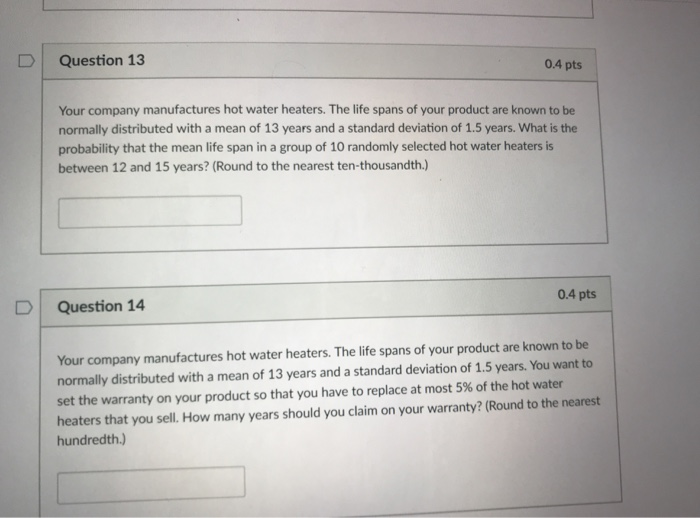 Hot Water Heater Warranty