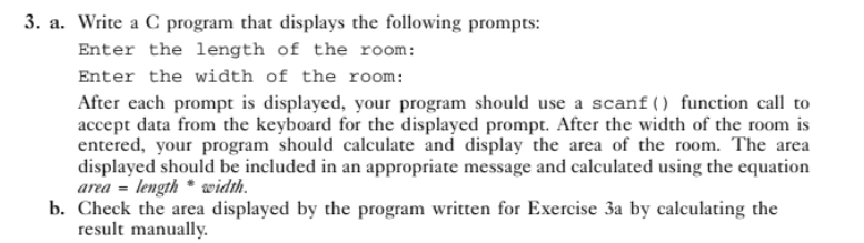 Solved 3. a. Write a C program that displays the following | Chegg.com