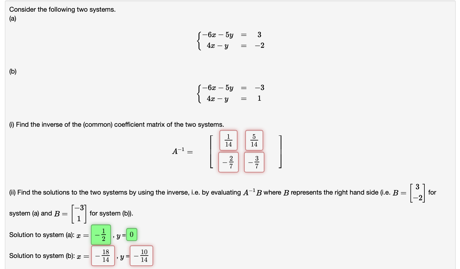Solved Consider the following two systems. (a) | Chegg.com