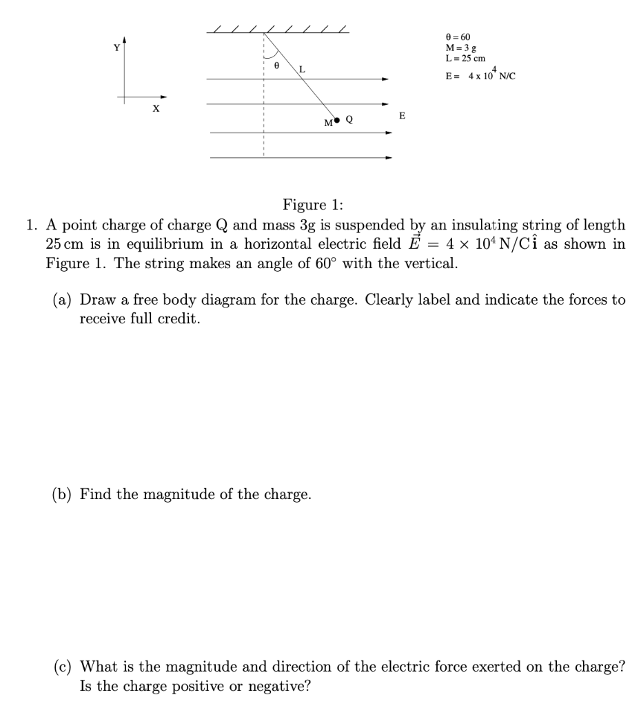 Solved Z O 60 M 3 G L 25 Cm E 4 X 10nc L X E Mºq Fi Chegg Com