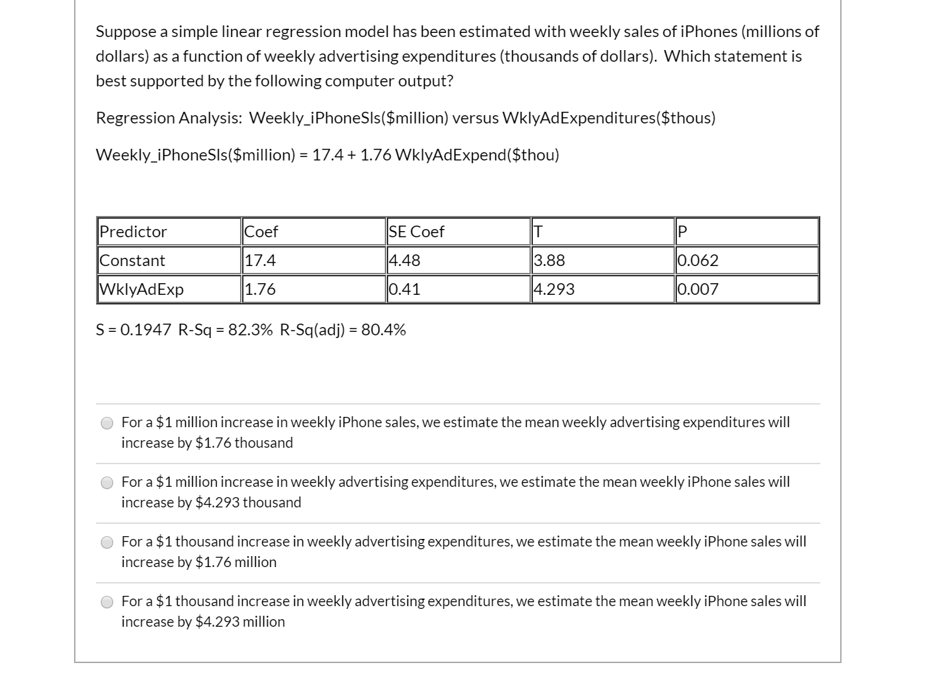 Solved Suppose a simple linear regression model has been | Chegg.com