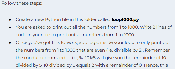 Solved Follow these steps: • Create a new Python file in | Chegg.com