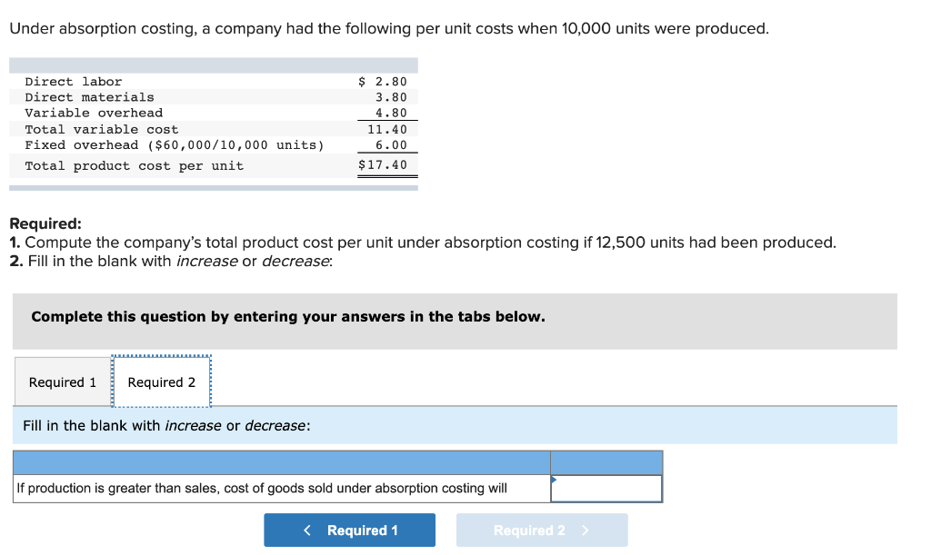 solved-under-absorption-costing-a-company-had-the-following-chegg