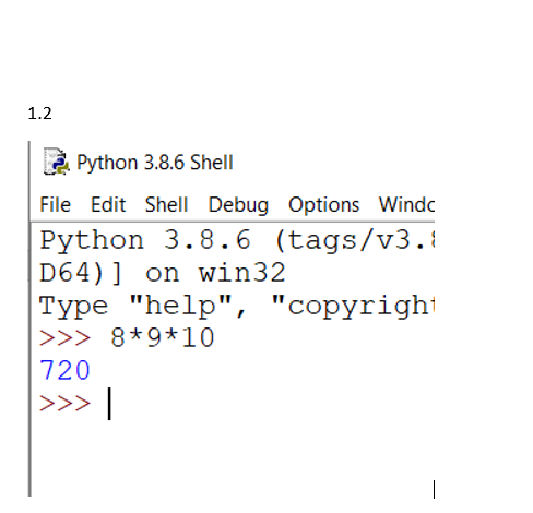 Solved 1.2 Find the product of the numbers 8, 9 and 10. 1.4 | Chegg.com